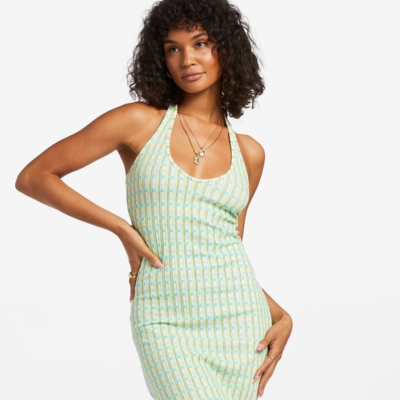 knee length dresses for ladies Billabong Women's Sunset Skies Midi Dress – Cleanline Surf main image 1